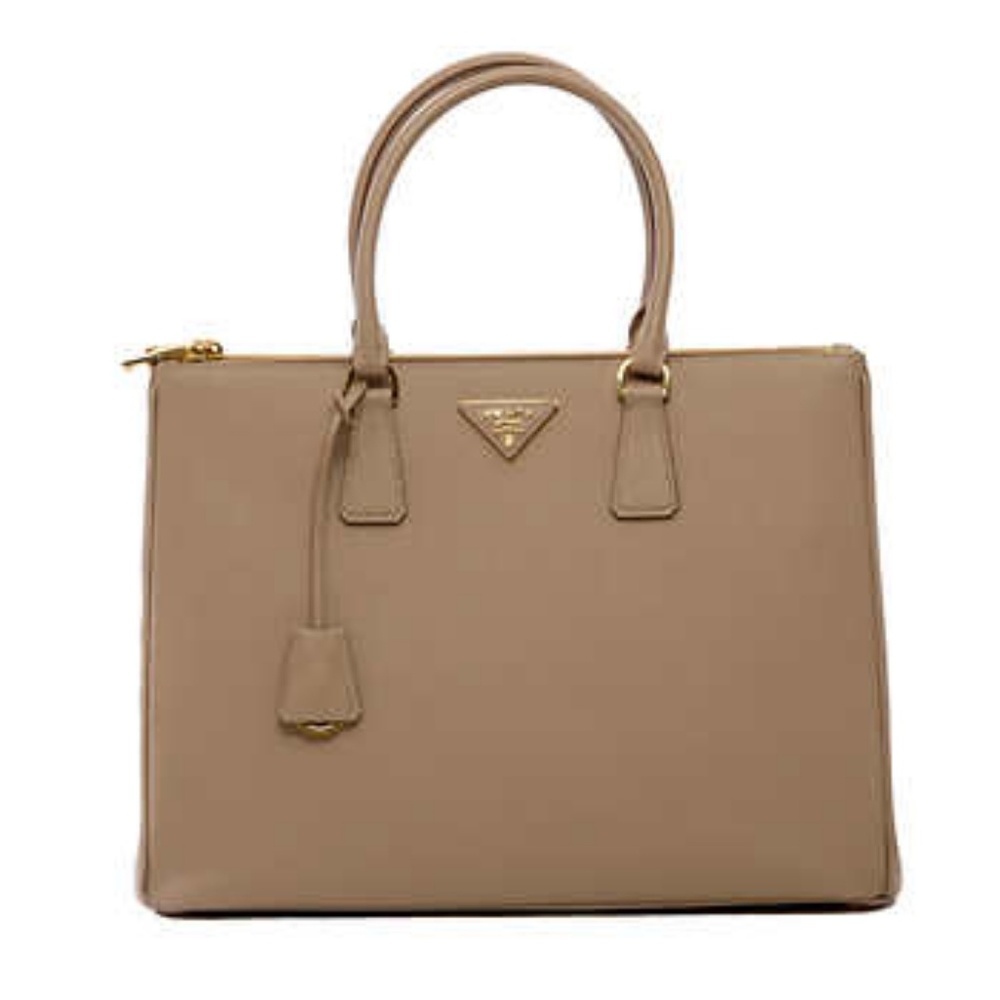 Prada Double Zip Tote, Cammeo - Picture 2 of 4